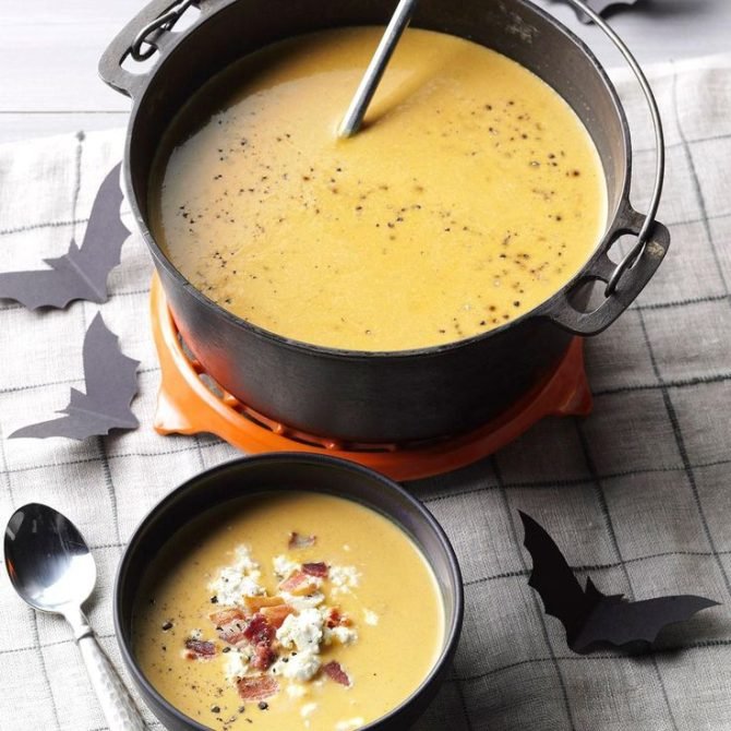 21 Dump And Go Soup Recipes Delicious Anti-Vampire Potion (Butternut Squash & Garlic Soup)