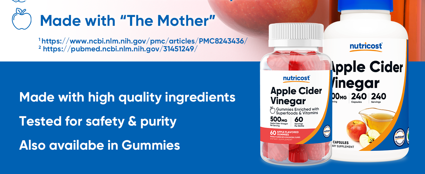 Nutricost Apple Cider Vinegar