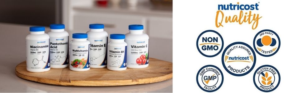 Nutricost, High Quality, Non GMO, 3rd Party Tested, GMP Compliant, Supplements, Gluten Free