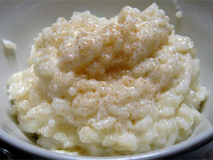 Sugarless Rice Pudding