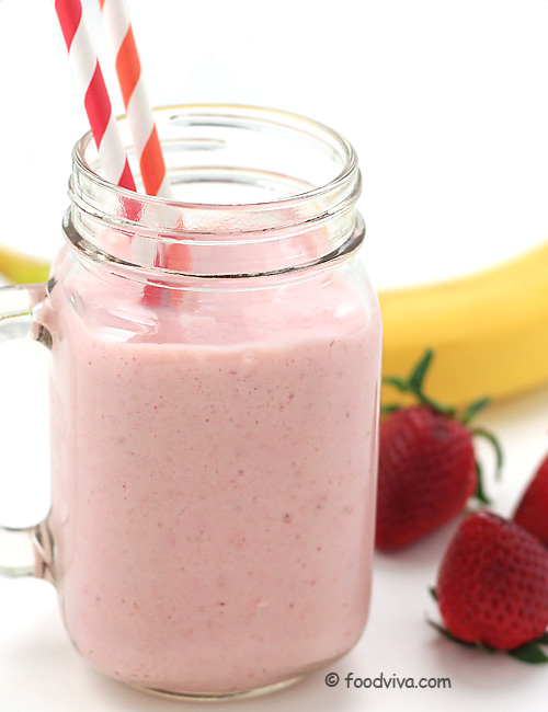 Strawberry Banana Yogurt Smoothies