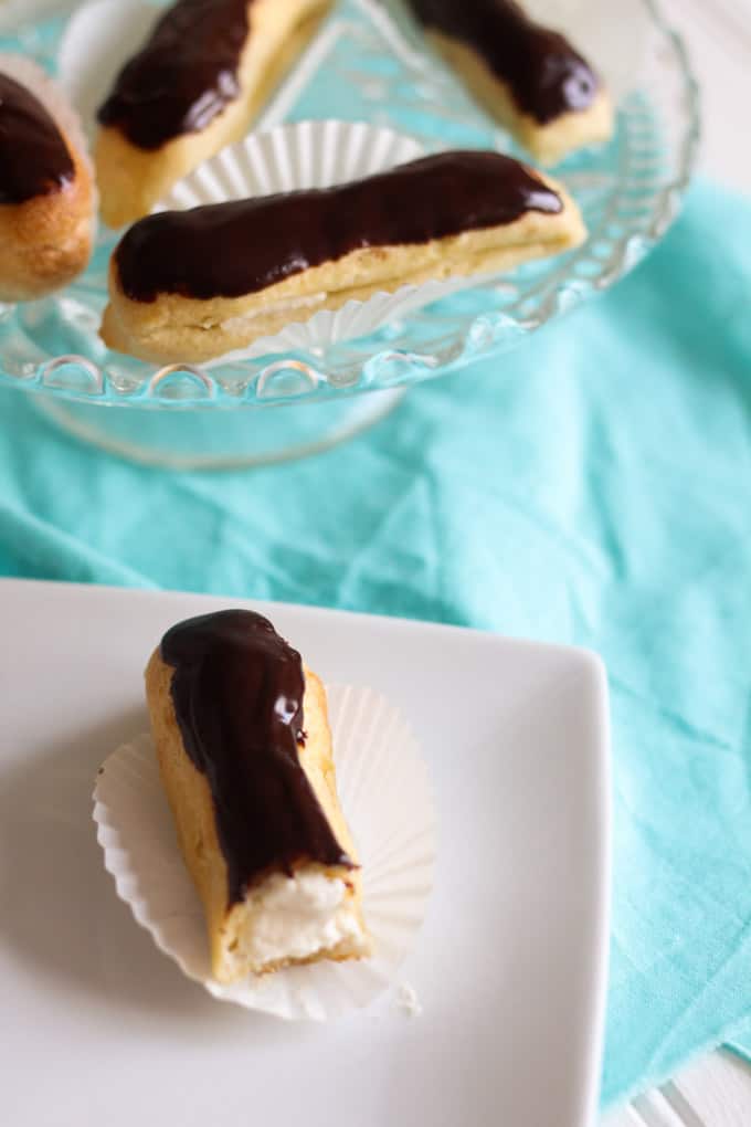 Sugar-Free Chocolate Eclairs