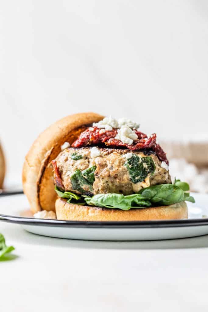 Sun-Dried Tomato Turkey Burgers