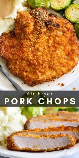 Air-Fryer Breaded Pork Chops