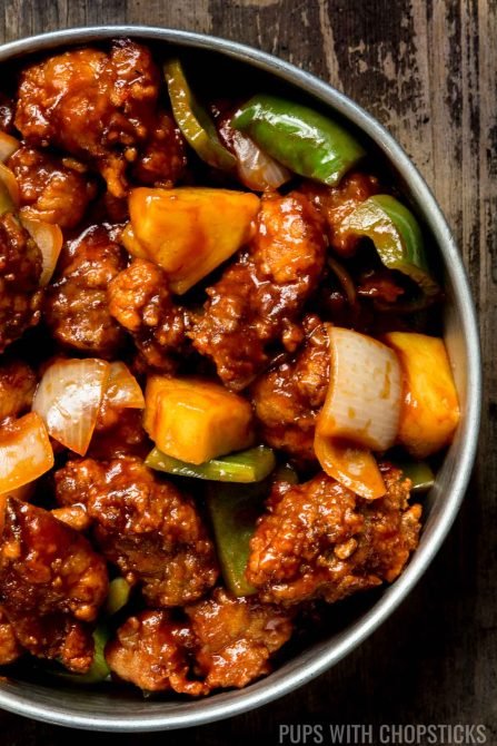 Air Fryer Sweet And Sour Pineapple Pork