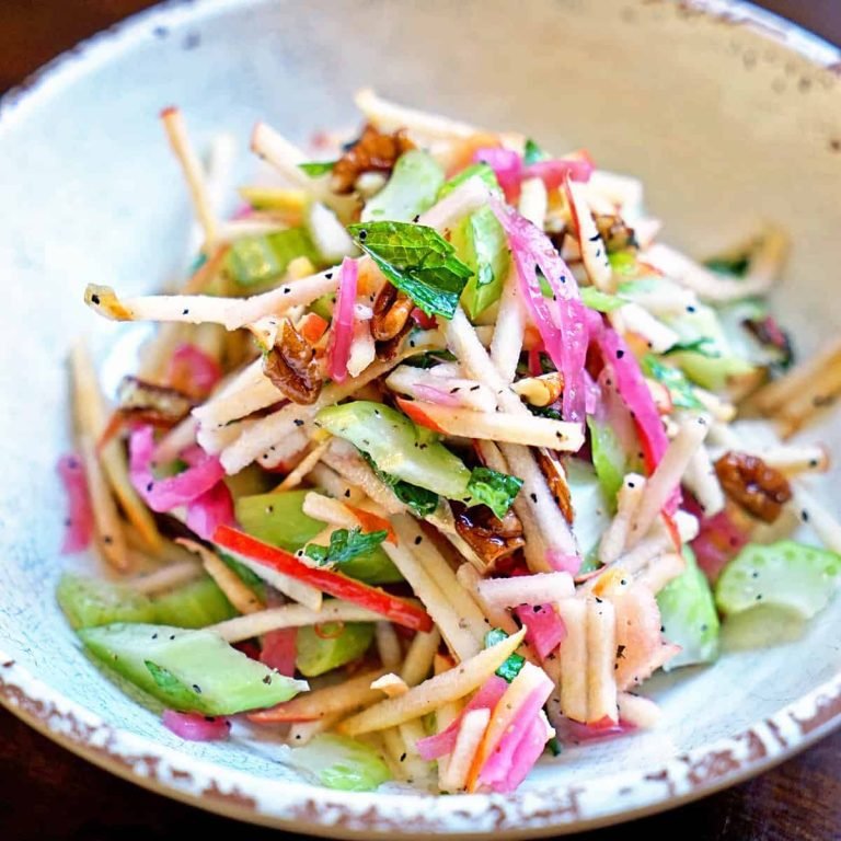 Apple Matchstick Salad