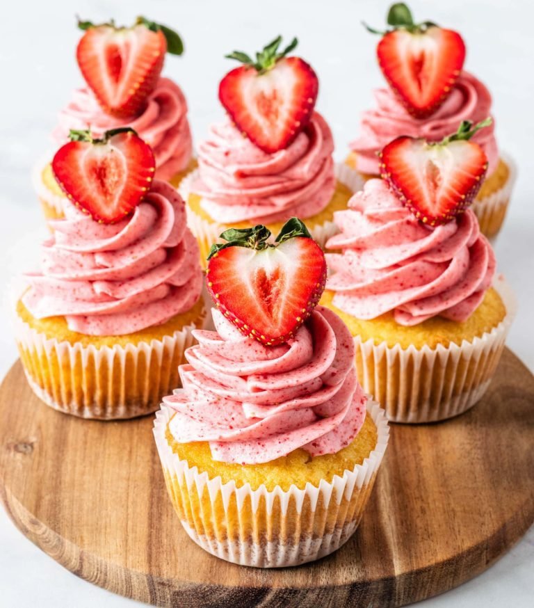 Strawberry Cheesecake Cupcakes
