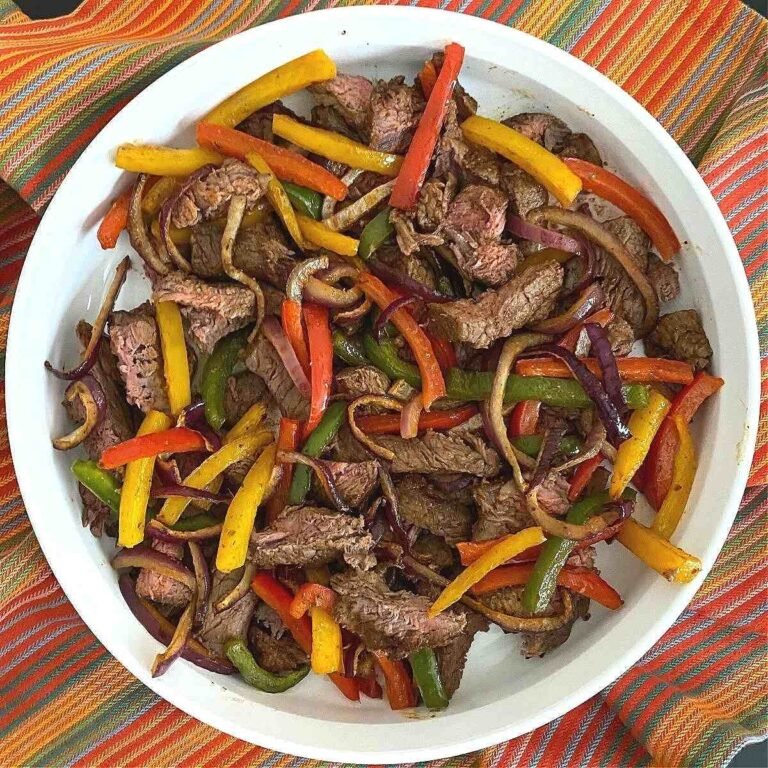Air-Fryer Steak Fajitas