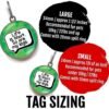 I Need A Special Diet and Medication Personalized Dog Tag Pet Tag Personalized Dog Tag Cat Tag (Large)