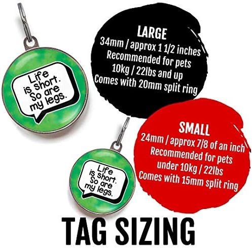 I Need A Special Diet and Medication Personalized Dog Tag Pet Tag Personalized Dog Tag Cat Tag (Large)