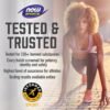 NOW Foods Sports Nutrition, Whey Protein Isolate, 25 g With BCAAs, Creamy Vanilla Powder, 5-Pound