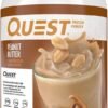 Quest Nutrition Peanut Butter Protein Powder, 23g Protein, 1g Sugar, Low Carb, Gluten Free, 3 Pound, 43 Servings