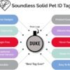 LYP Special Diet Dog ID Tag, Quiet, Silicone, Soundless & Personalized Allergies Pet Tag, Medical Dog ID Tag - Deep Engraved Silicone - Engraving Will Last - Pet ID Tags, Dog Tags (Special Diet)