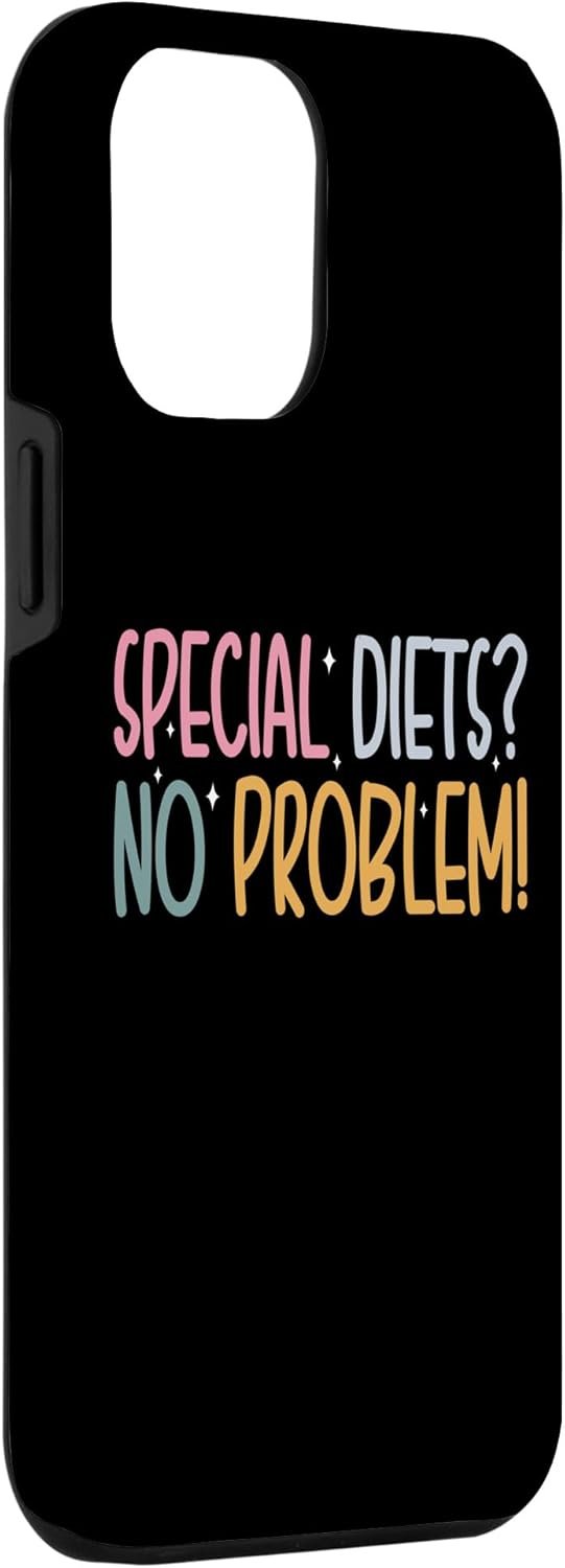 iPhone 15 Pro Max Special Diets? No Problem! School Canteen Lunch Lady Case