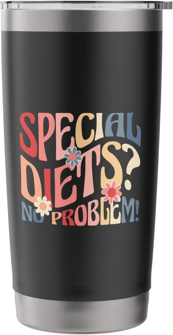 Special Diets? No Problem! School Canteen Lunch Lady Stainless Steel Insulated Tumbler