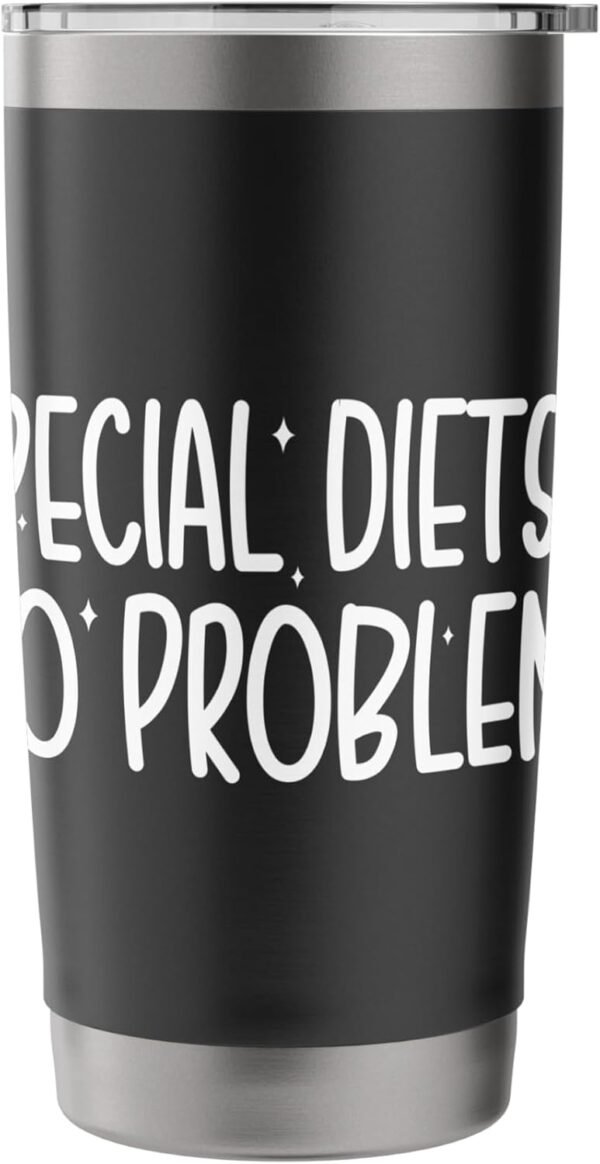 Special Diets? No Problem! School Canteen Lunch Lady Stainless Steel Insulated Tumbler