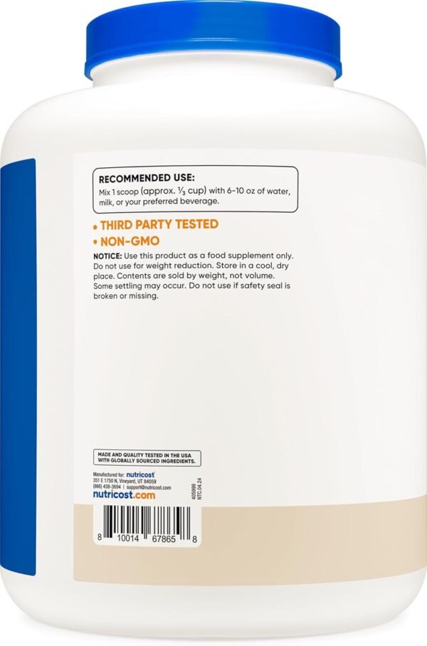 Nutricost Whey Protein Isolate (Cookies N Cream, 5 Pounds)