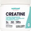 Nutricost Creatine Monohydrate Powder for Women, Micronized, Unflavored, 50 Servings - Vegetarian, Non-GMO, Gluten Free
