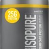 Isopure Zero Carb 100% Pure Whey Isolate Protein Powder, Lactose Free, Gluten Free, With Vitamins, Banana Cream, 25g Protein Per Serving, 3 Lbs, 44 Servings