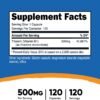 Nutricost Vitamin B1 (Thiamine) 500mg, 120 Capsules