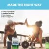 Opportuniteas Grass Fed Whey Isolate Protein Powder - Unflavored 28g Protein Powder Without Artificial Sweeteners, Hormone-Free Cows, Non GMO - 1lb