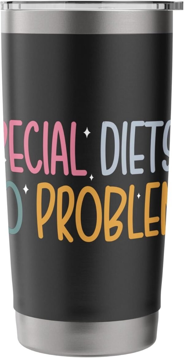 Special Diets? No Problem! School Canteen Lunch Lady Stainless Steel Insulated Tumbler