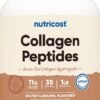 Nutricost Grass-Fed Collagen Powder 1LB (454 G) (Salted Caramel) - Grass Fed Bovine Collagen Hydrolysate - Collagen Peptides