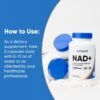 Nutricost NAD+ Supplement 1,000mg per Serving,120 Capsules (Nicotinamide Adenine Dinucleotide) - 60 Servings, Gluten-Free, Vegan