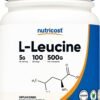 Nutricost Pure L-Leucine Powder 500 Grams