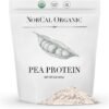 NorCal Organic - Premium Pea Protein Isolate - 100% Vegan and Organic - UNFLAVORED - 2 Pounds (Pack of 1) - 35 Servings