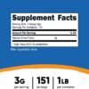 Nutricost Glycine Powder 1lb - Non-GMO, Gluten Free