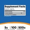 Nutricost Pure L-Leucine Powder 500 Grams