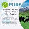 SFH Pure Whey Protein Powder (Chocolate) Best Tasting Grass Fed Whey | All Natural | Non-GMO, No Artificials, Soy Free, Gluten Free | (Chocolate, 31.6 Ounce (Pack of 1)
