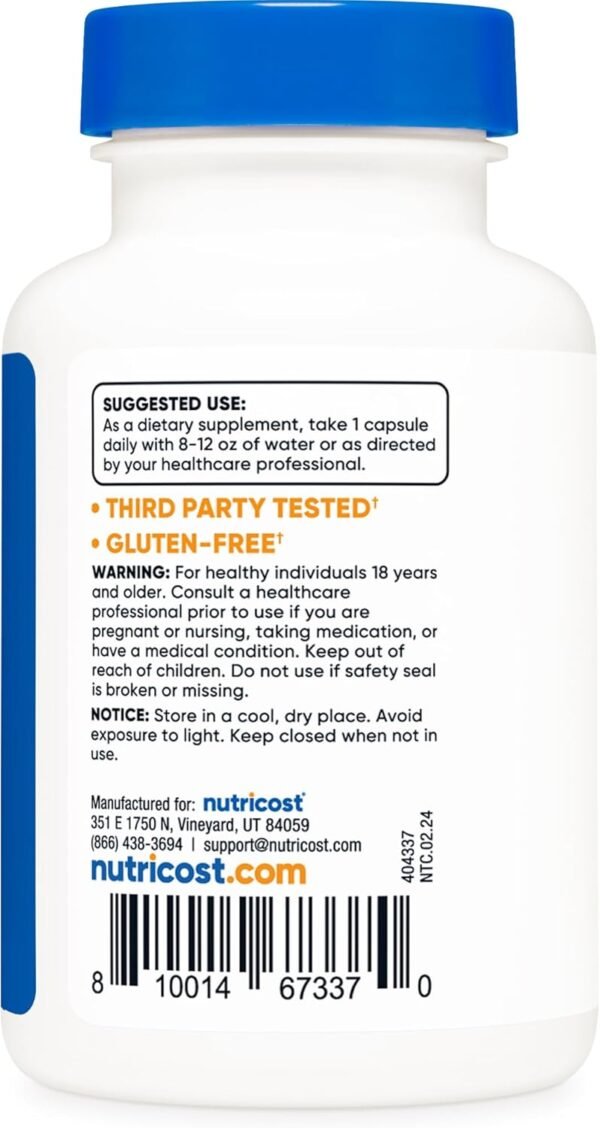 Nutricost Nattokinase 2,000FU, 120 Capsules - Gluten Free, Non-GMO, Vegetarian Friendly