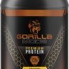 Gorilla Mind Premium Chocolate, 25 Grams of Whey Protein Isolate & Concentrate,Recover and Build Muscle (30 Servings)