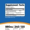 Nutricost Quercetin 880mg, 240 Vegetarian Capsules with Bromelain (165mg) - 120 Servings (440mg Quercetin Per Cap) - Gluten Free, Non-GMO