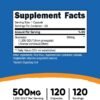 Nutricost Bromelain 500mg, 120 Vegetarian Capsules - Bromelain (1200 GDU), Non-GMO, Gluten Free