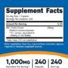 Nutricost Milk Thistle 1,000mg Equivalent, 240 Capsules - 250mg of 4:1 Extract - Vegan, Non-GMO and Gluten Free
