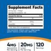 Nutricost Zeaxanthin with Lutein 20mg, 120 Softgels - Potent, Non-GMO, Gluten Free