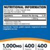 Nutricost Taurine 1000mg, 400 Capsules