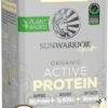 Sunwarrior Vegan Protein Powder Plant-Based USDA Organic BCAAs | Sugar, Gluten, Dairy Free Non-GMO | Vanilla Flavored 20 Servings | Sport Active