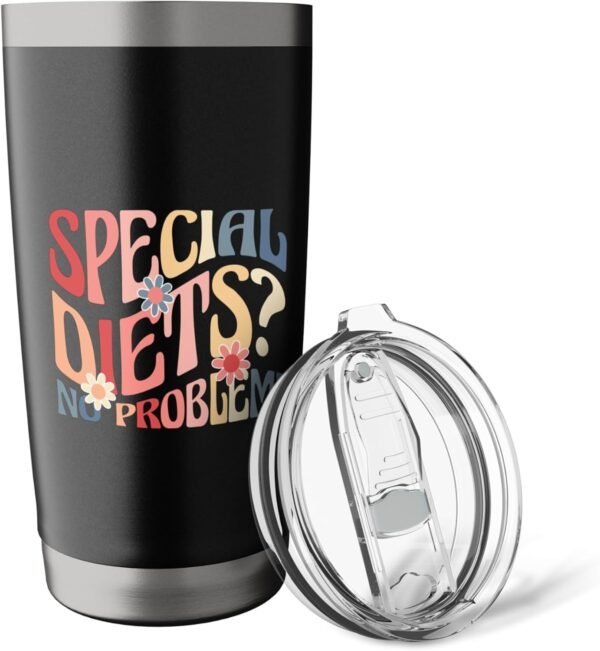 Special Diets? No Problem! School Canteen Lunch Lady Stainless Steel Insulated Tumbler