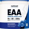 Nutricost EAA Powder 30 Servings (Blue Raspberry) - Essential Amino Acids - Non-GMO, Gluten Free, Vegetarian Friendly