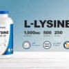 Nutricost L-Lysine 1000mg Per Serving, 250 Servings, 500 Capsules - Gluten Free, Non-GMO, 500mg Per Capsule