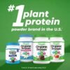 Orgain Organic Vegan Protein Powder + Greens, Vanilla Bean - 21g Plant Based Protein, 6g Prebiotic Fiber for Gut Health, Gluten Free, No Lactose Ingredients, No Sugar Added, Non-GMO - 1.94lb
