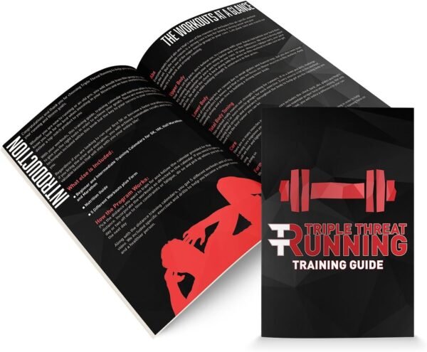 Triple Threat Running: Runners Workout Program with 5+1 Exercise Videos on DVD; 5K, 10K, Half Marathon & Full Marathon Training Calendars, Training Guide & Nutrition Guide