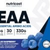 Nutricost EAA Powder 30 Servings (Blue Raspberry) - Essential Amino Acids - Non-GMO, Gluten Free, Vegetarian Friendly