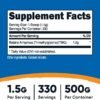 Nutricost Betaine Anhydrous Trimethylglycine (TMG) Powder 500 Grams