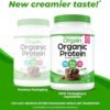 Orgain Organic Vegan Protein Powder, Creamy Chocolate Fudge - 21g Plant Protein, 7g Prebiotic Fiber, Low Net Carb, No Lactose, No Added Sugar, For Shakes & Smoothies, 2.03 lb (Packaging May Vary)