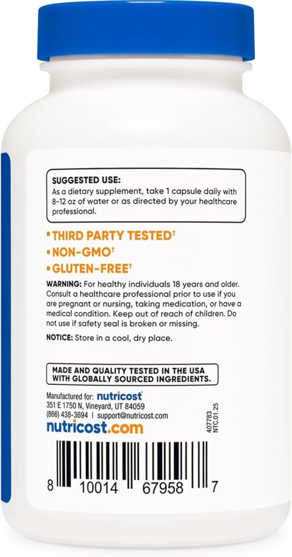 Nutricost Yohimbine HCl 5mg, 240 Capsules Extra Strength - Gluten Free, Non-GMO